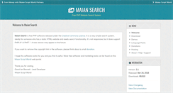 Desktop Screenshot of maiansearch.com